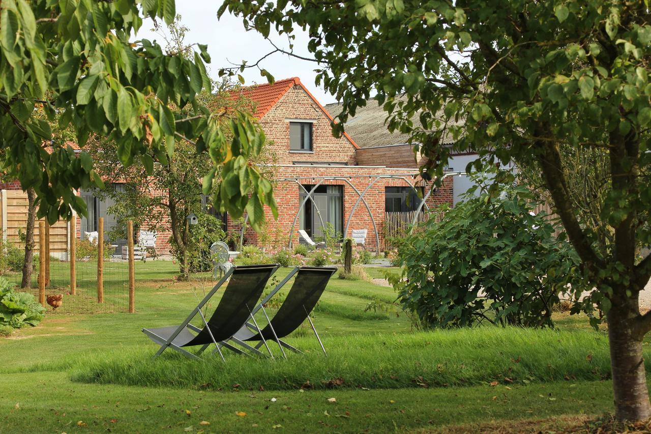 Chambres D'Hotes Herbes Folles Steenwerck Exteriör bild